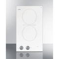 12" Wide 115V 2-Burner Radiant Cooktop H801806