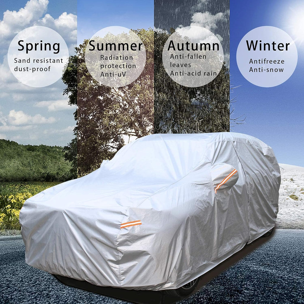 SUV Car Cover Waterproof All Weather with Zipper K4531