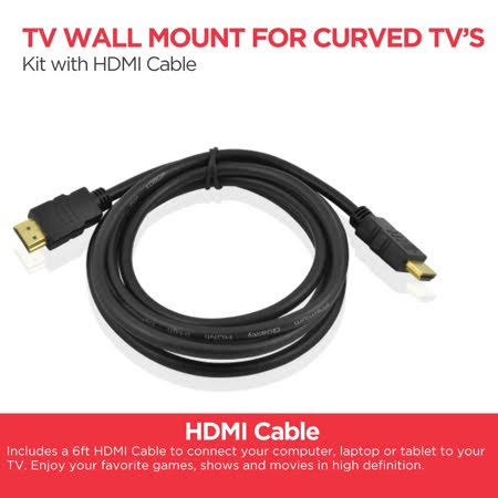 42 inch-65 inch TV Wall Mount Kit with HDMI Cable G698602
