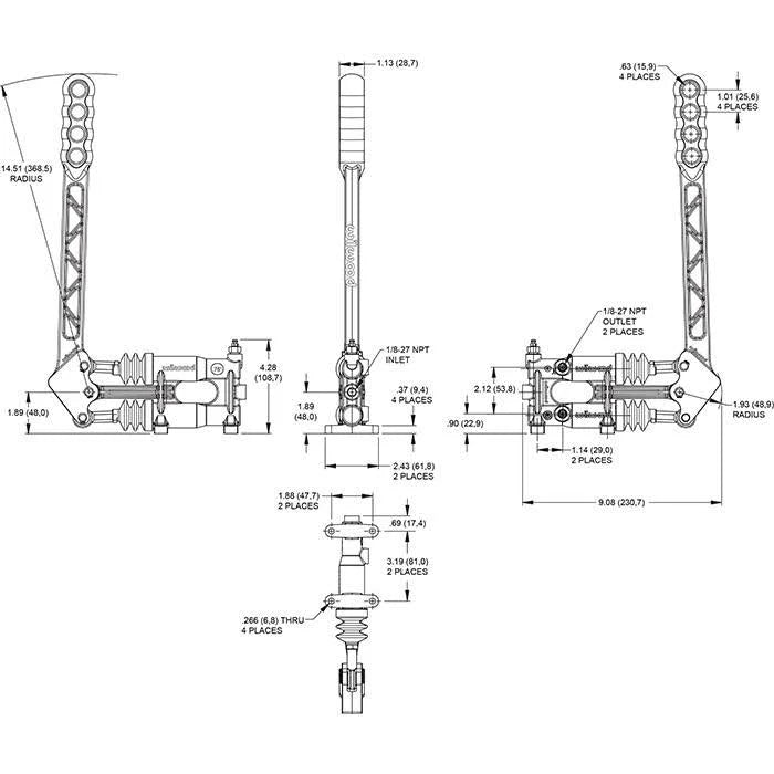 Hand Brake Assembly A4093