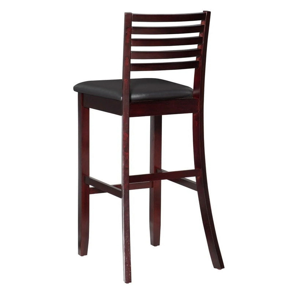 Espresso Ladder Back Bar Stool N692