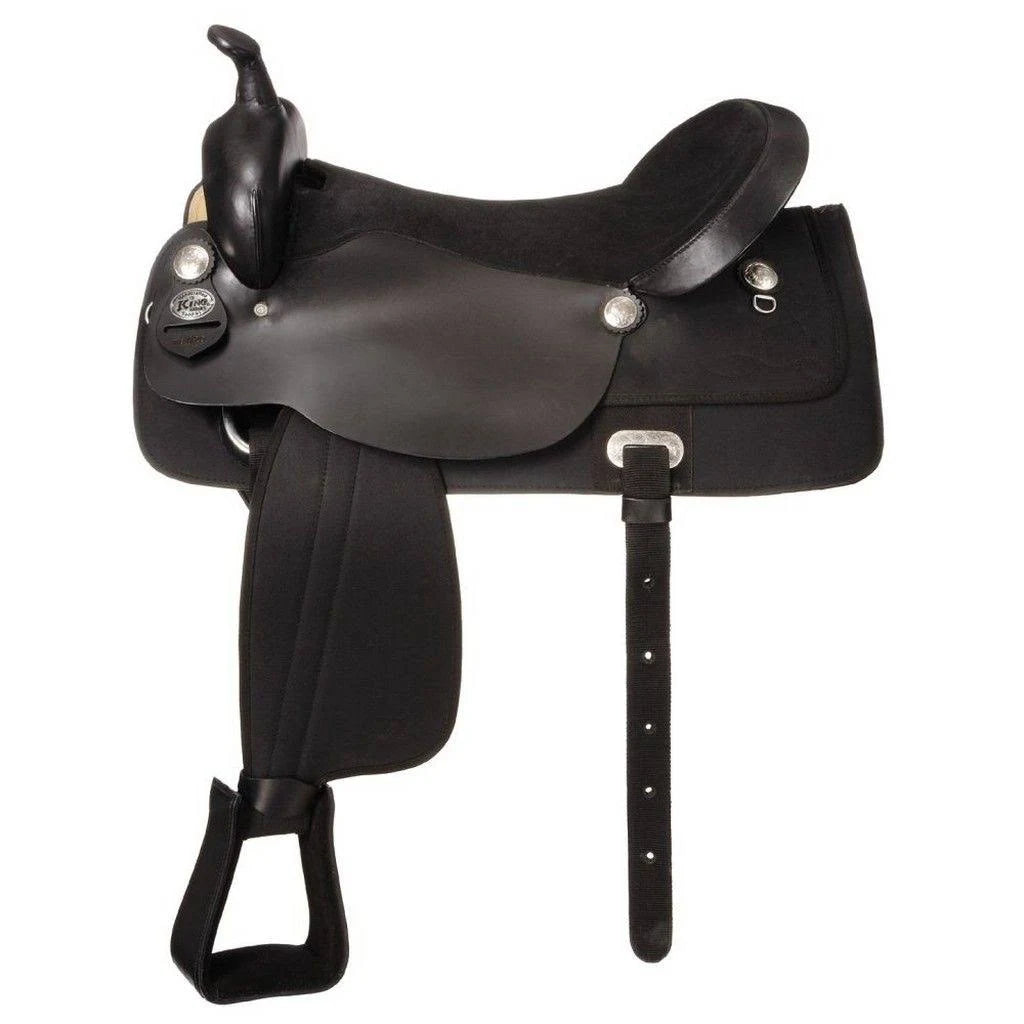 Black Western Youth Saddle G215