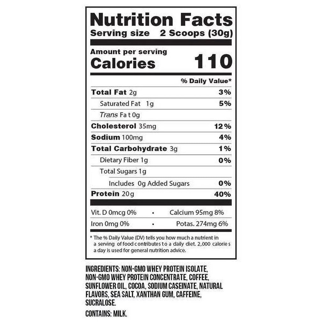 High Protein Iced Coffee Mocha Mint U62032