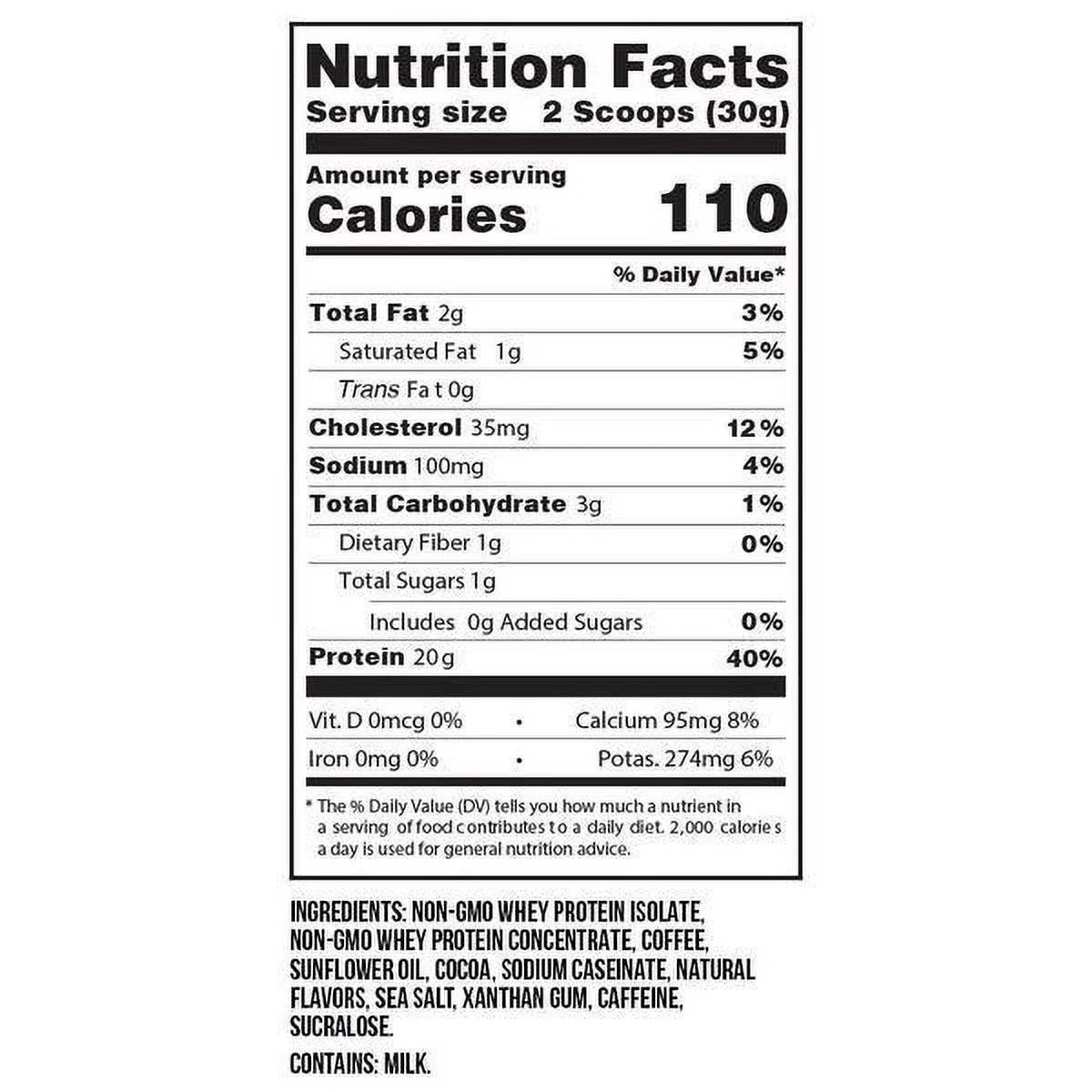 High Protein Iced Coffee Mocha Mint U62032