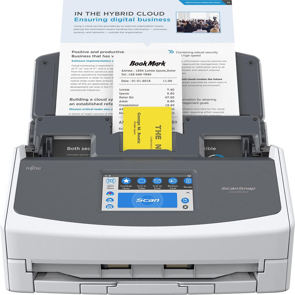 Black Document Scanner A86457