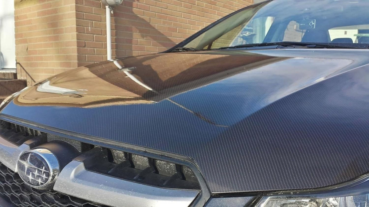 Black Carbon Fiber Vinyl Wrap 5ft x 5ft C420600