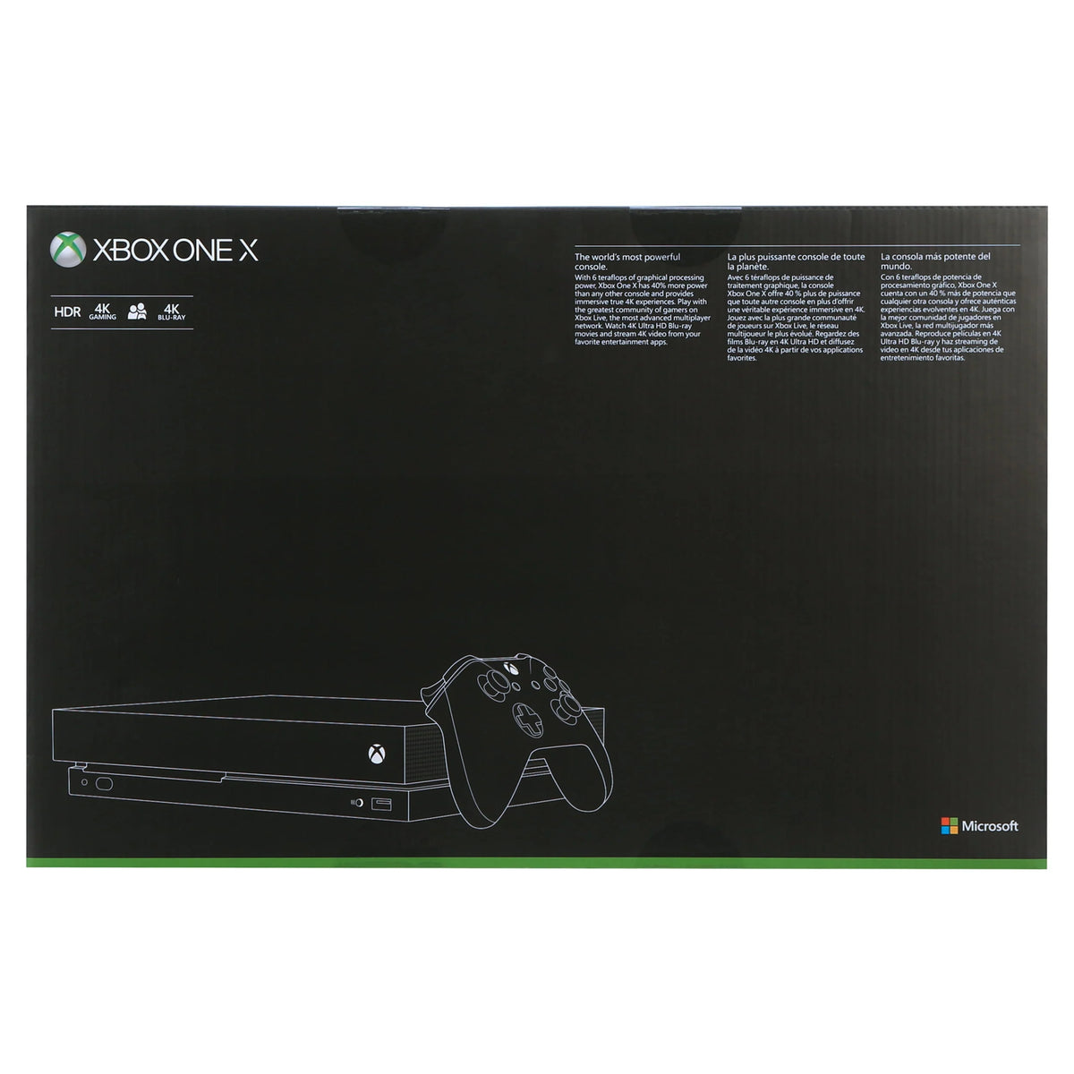 Refurbished 1TB 4K Ultra HD Gaming Console in Black T360