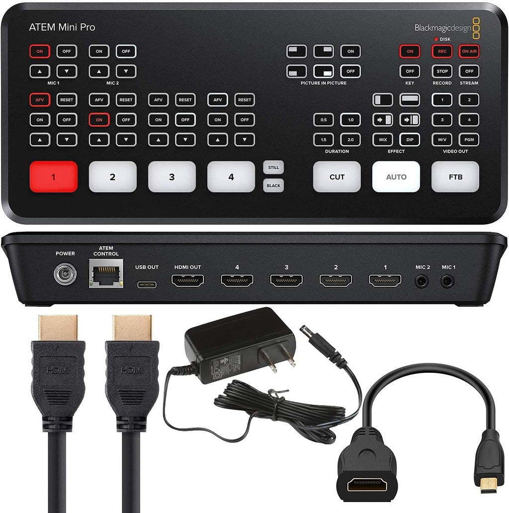 HDMI Live Stream Switcher with 12V Power Supply D339699