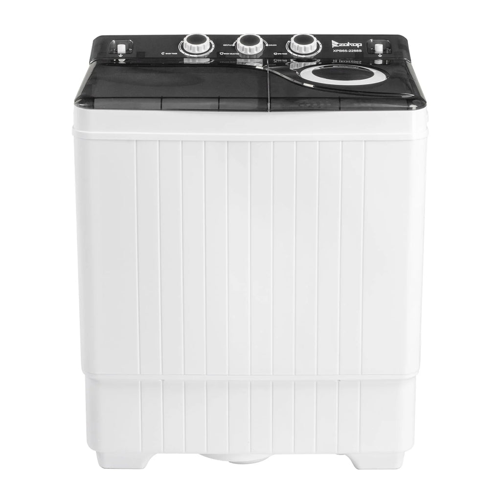 Portable 26lbs Twin Tub Compact Semi-automatic Washing Machine Z900529