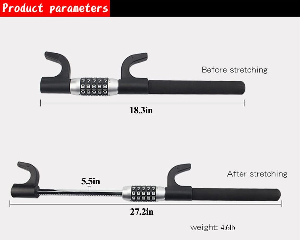 Steering Wheel Lock Antitheft Device M7181
