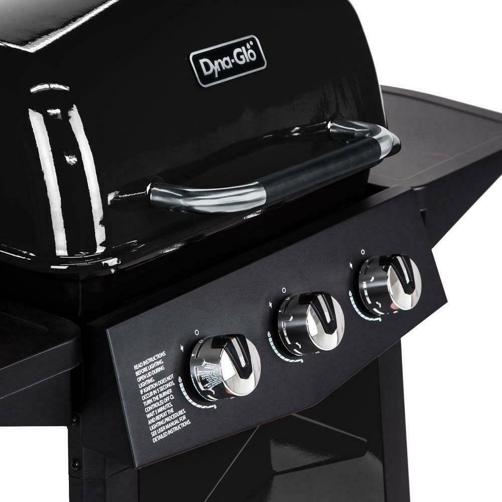 3-Burner Propane Gas Grill in Black G7138