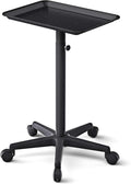 Black Adjustable Salon Tray on Wheels B959
