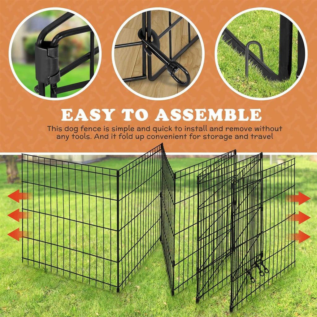 Folding 8 Panel Pet Playpen C297