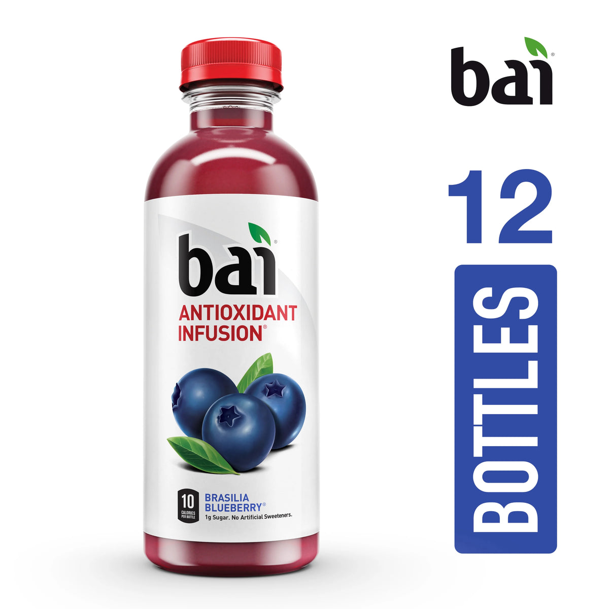 Gluten-Free Brasilia Blueberry Antioxidant Drink, 18 Fl Oz, 12 Pack Bottles I5553