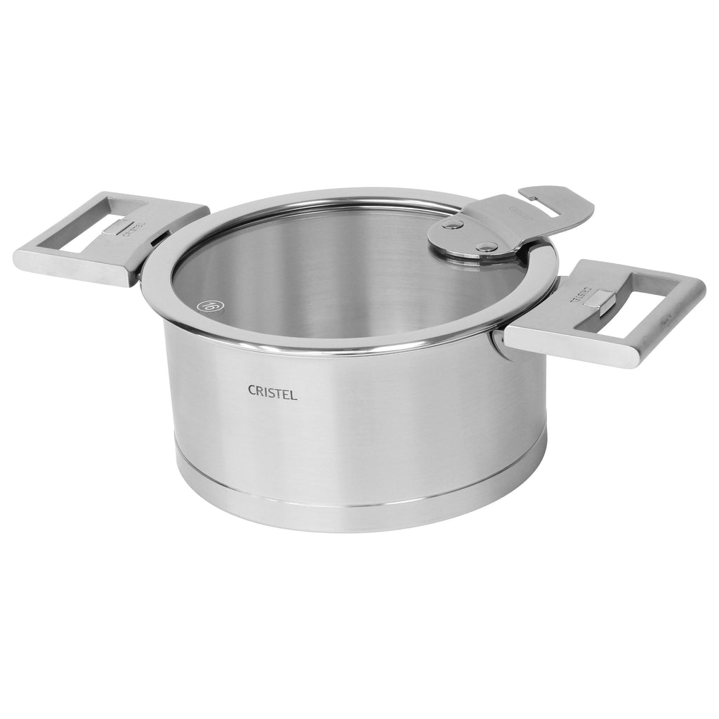 Stainless Steel 5.5 Quart Stewpan with Glass Lid U438529