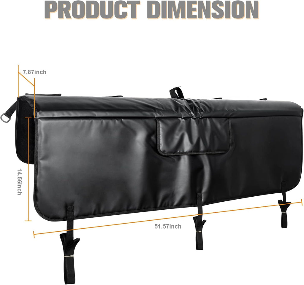 Tailgate Pad for Pickup Truck Bike Rack up to 5 Bikes Y79330