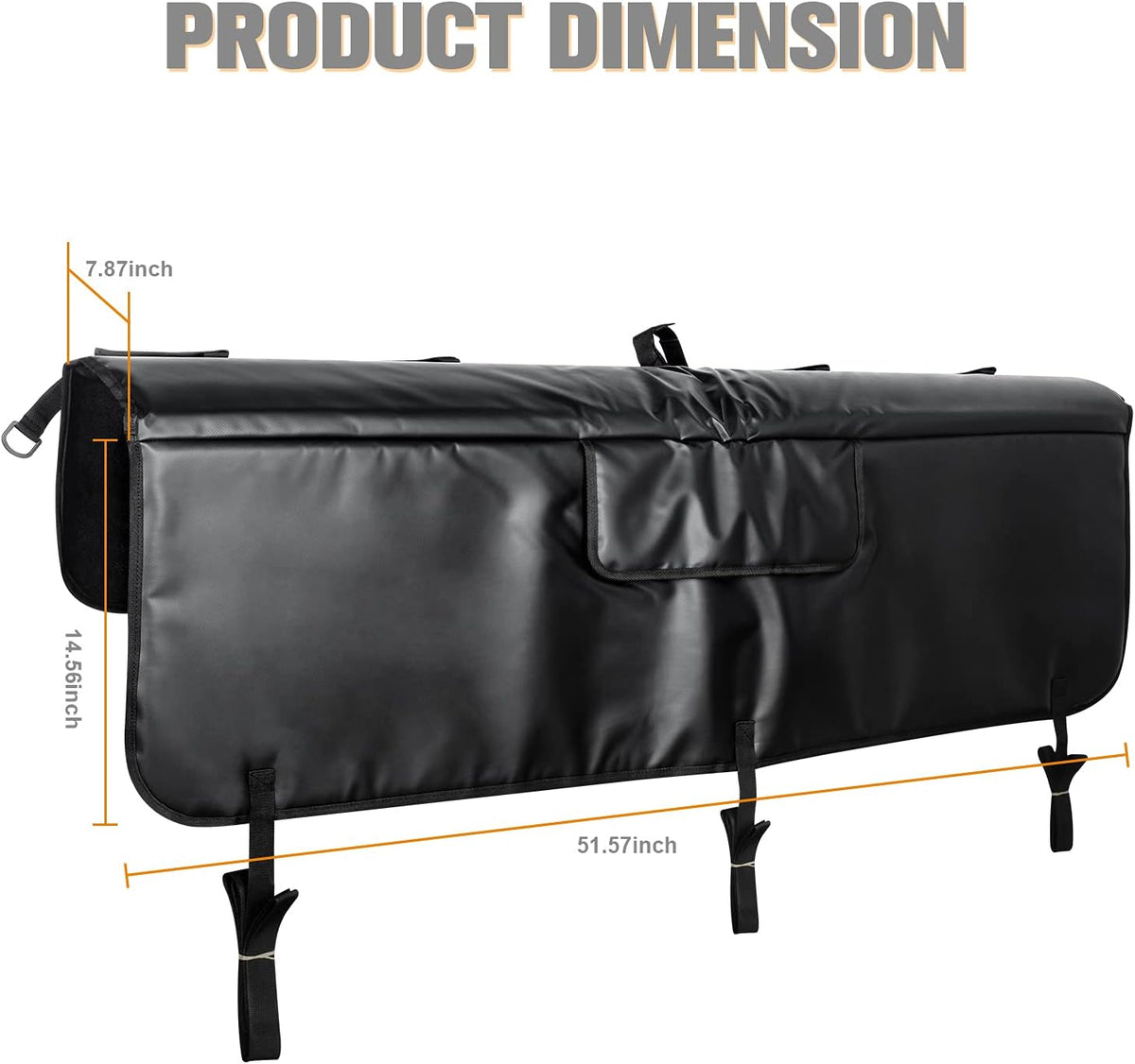 Tailgate Pad for Pickup Truck Bike Rack up to 5 Bikes Y79330