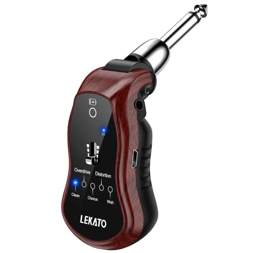 Guitar Headphone Amp for Electric Guitar and Bass with 5 Effects O8183