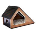 Modern Cat Condo with Sisal Scratching Pad I874158