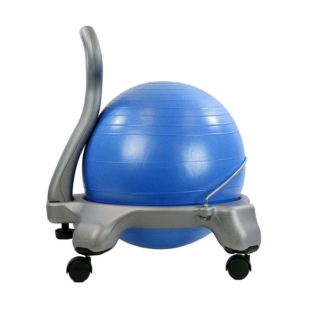 Plastic Mobile Ball Chair with Back W60962