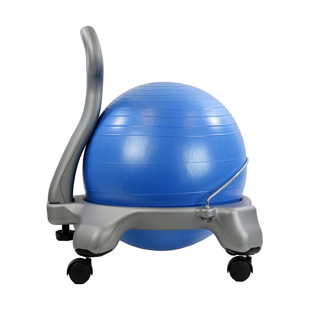 Plastic Mobile Ball Chair with Back W60962