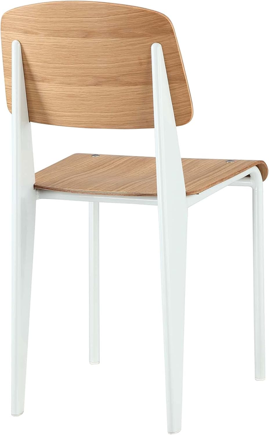 Natural White Wood and Metal Dining Chair H49540