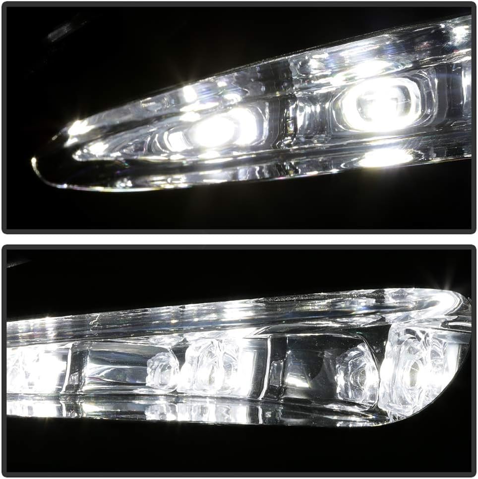 LED Bumper Fog Driving Lights with Switch Assembly Driver & Passenger Side S8005