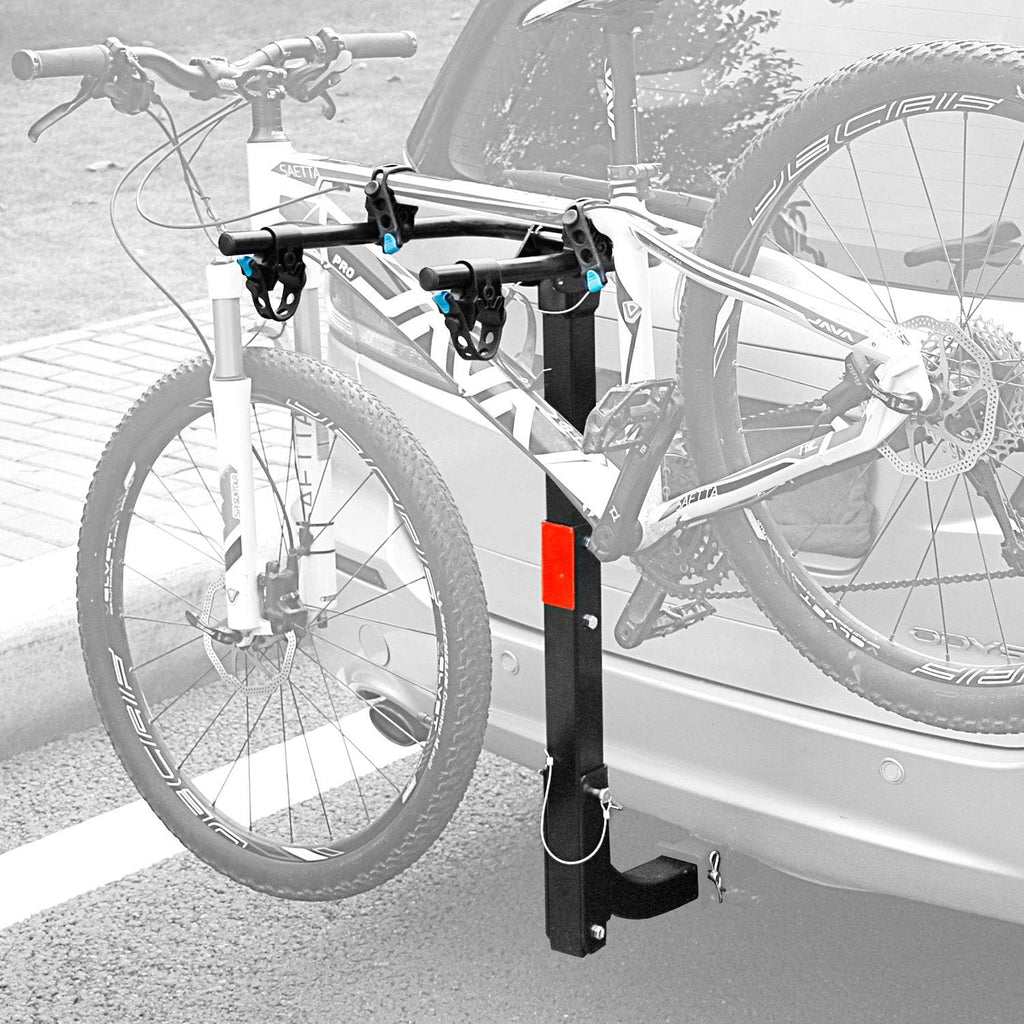Hitch Mounted 2 Bike Rack Bicycle Carrier Foldable Rack Y291