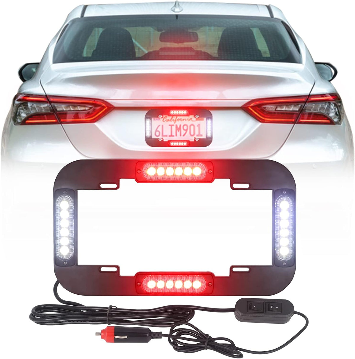 Emergency Strobe Lights 13.5 inch 24 LED Pack of 2 O6950