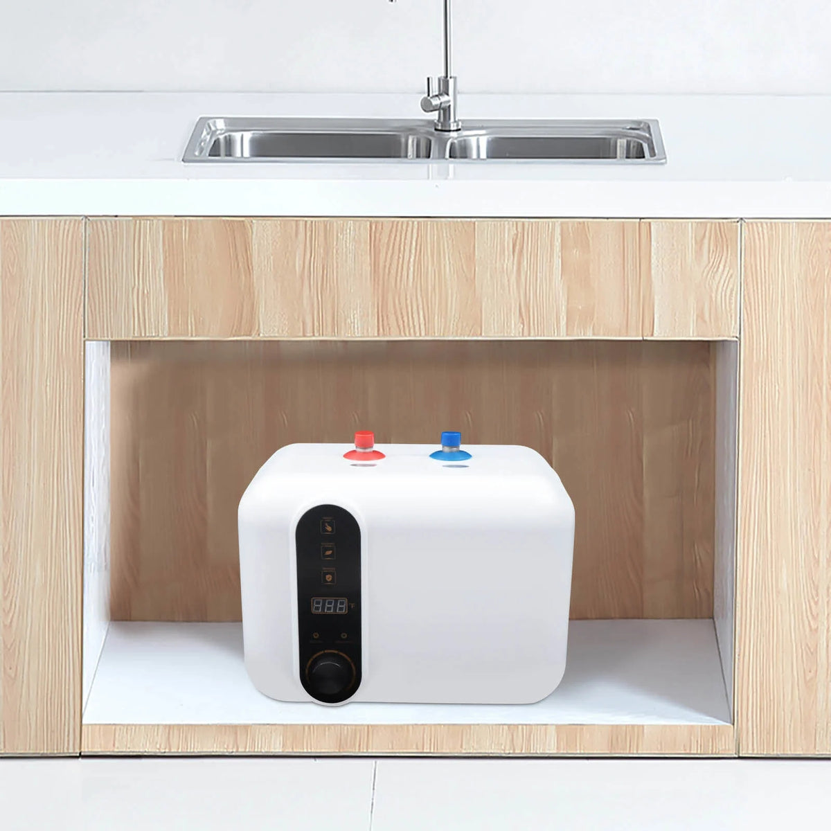 Compact Mini-Tank Storage Electric Hot Water Heater 10L 1500W 110V K498345