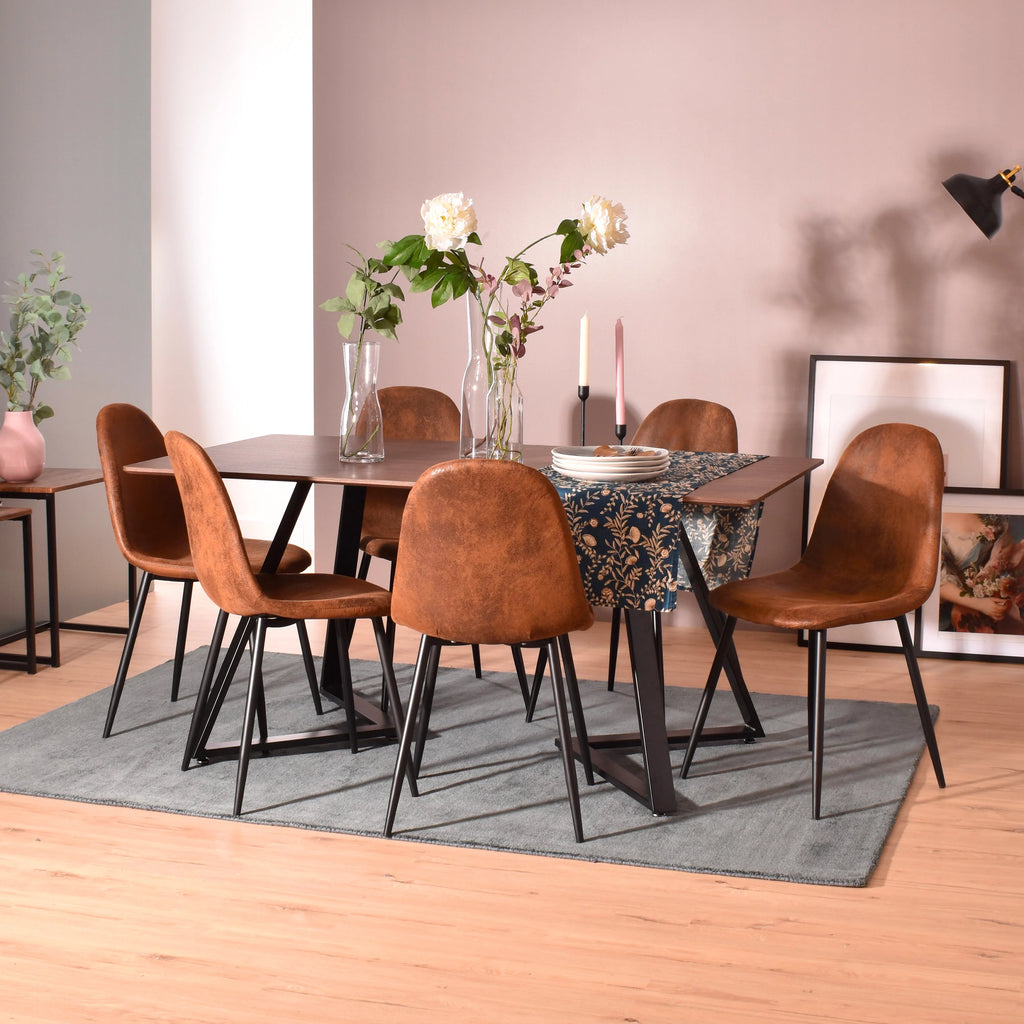 Solid Wood Rectangular Dining Table L129