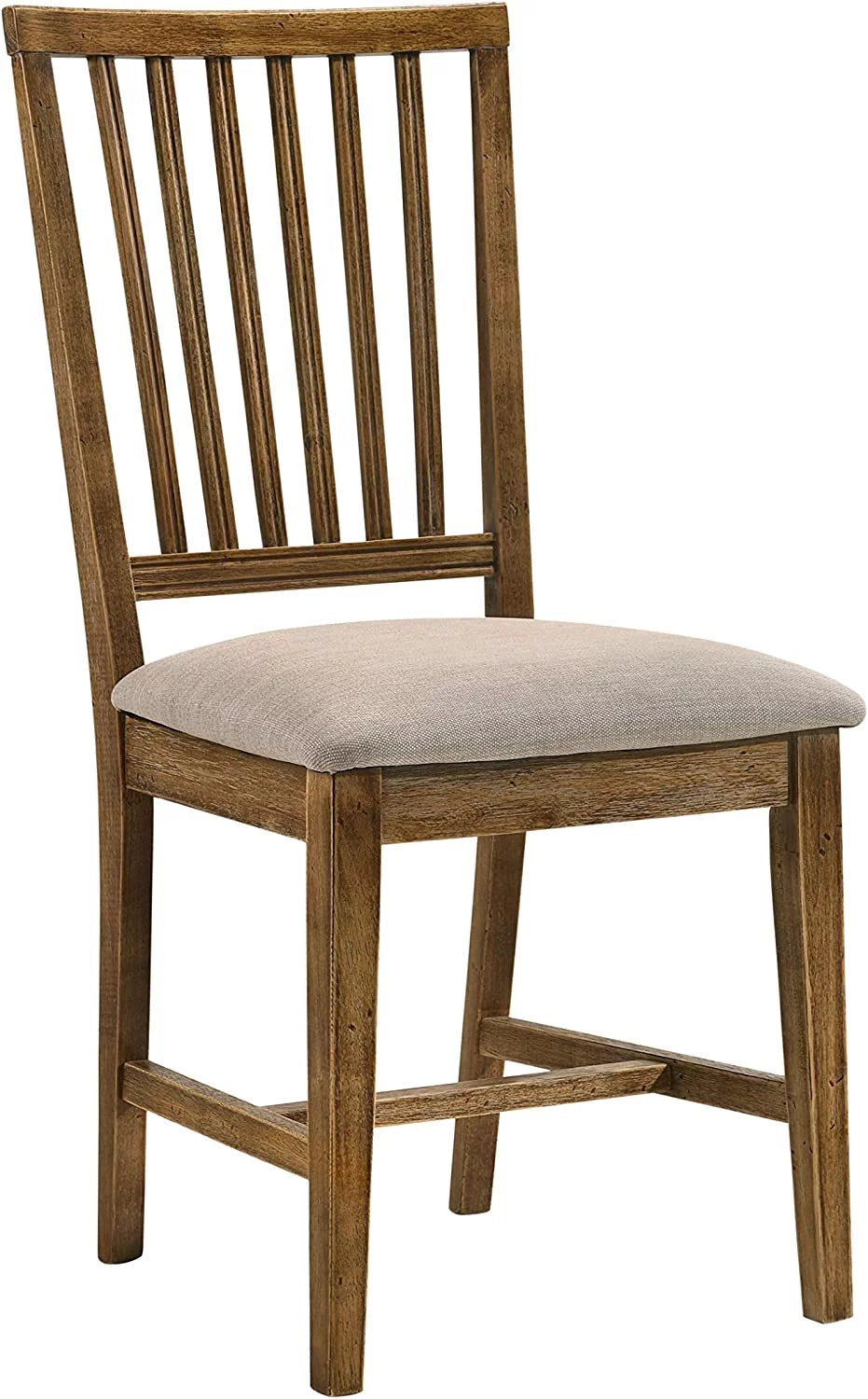 Set of 2 Tan Linen Dining Chair B113