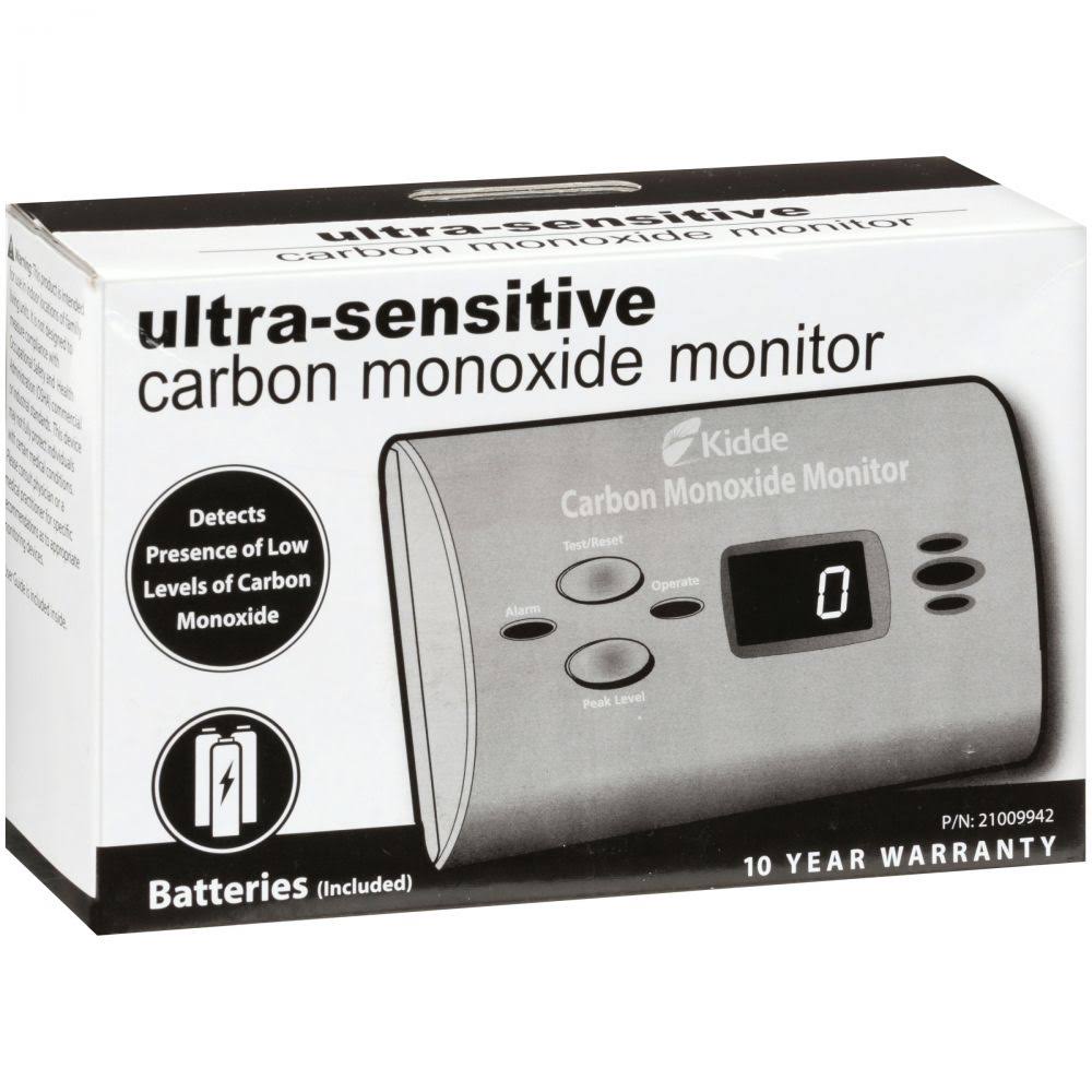 Carbon Monoxide Monitor Battery Powered L73944