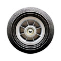 8" x 2.5" Flat Free Hand Truck Appliance Dolly Wheel with 2.5" Centered Hub and Ball Bearings, 440 lbs. Capacity E75439