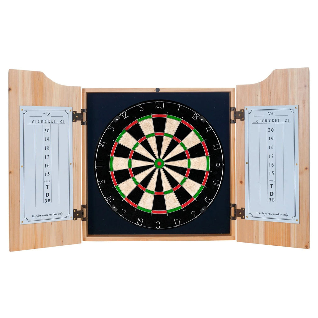 Dart Cabinet Set with Darts and Board L874