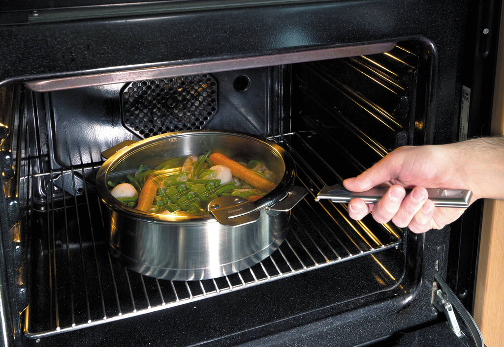 Stainless Steel 5.5 Quart Stewpan with Glass Lid U438529