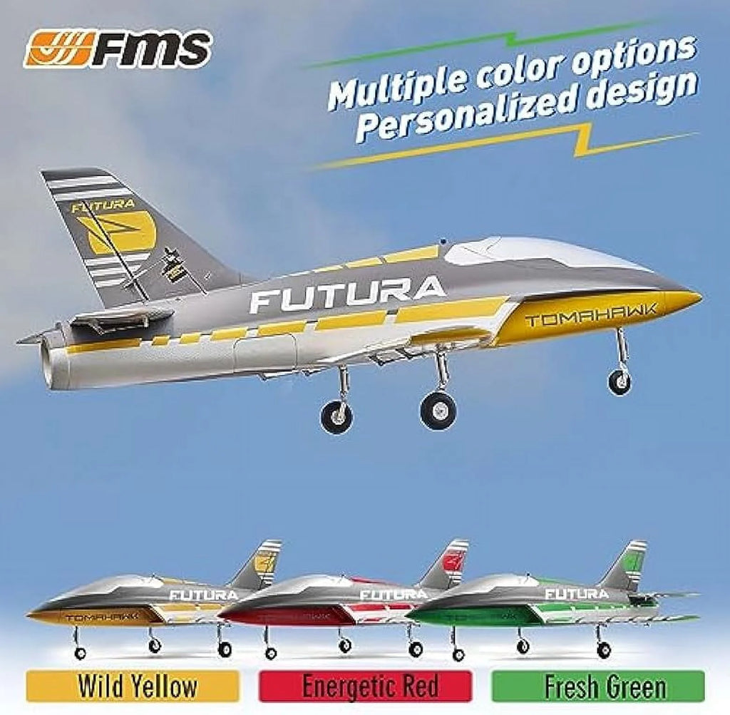 Yellow 64MM EDF 6 Channel RC Sport Jet N88094