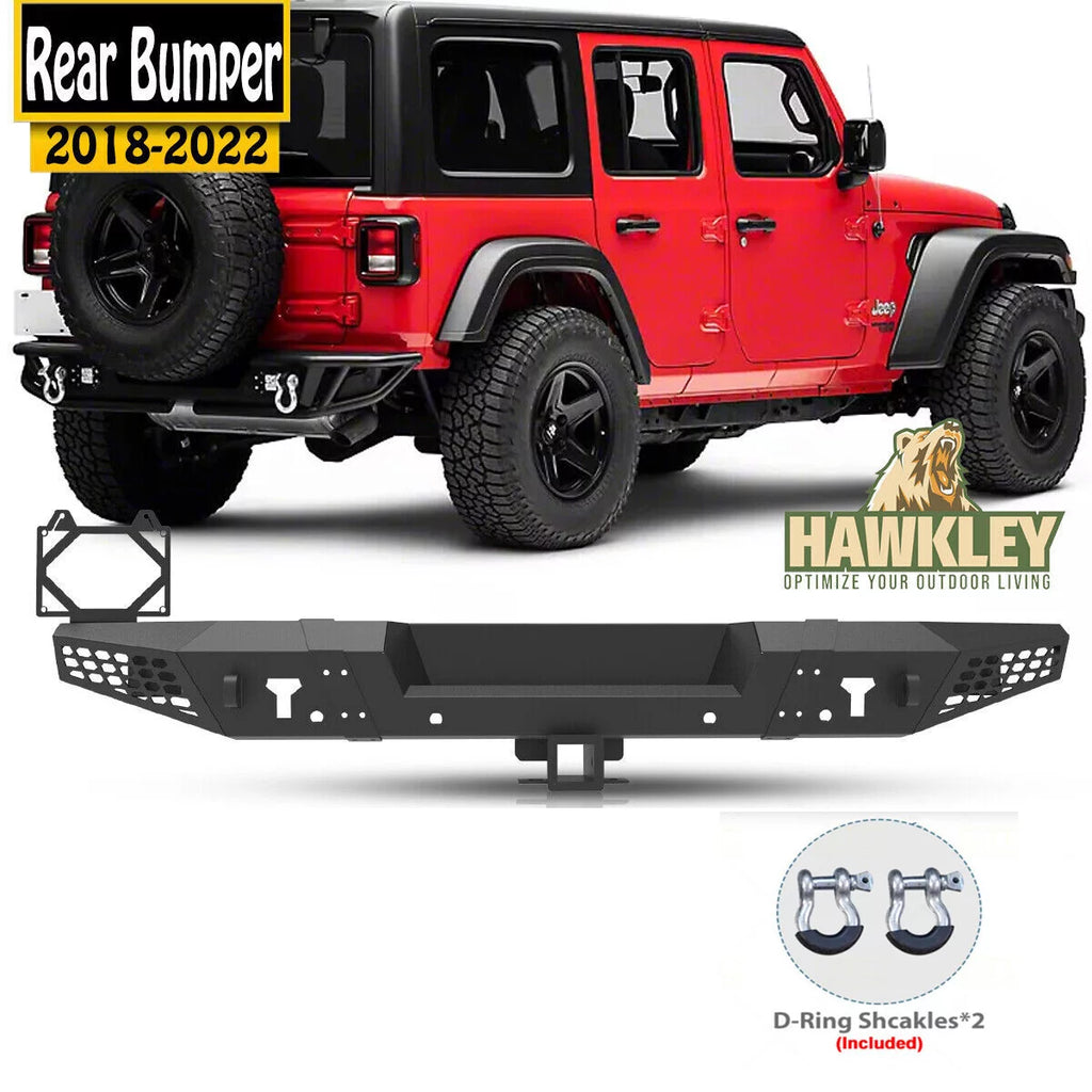 Rear Bumper with License Bracket & D-Rings X122506
