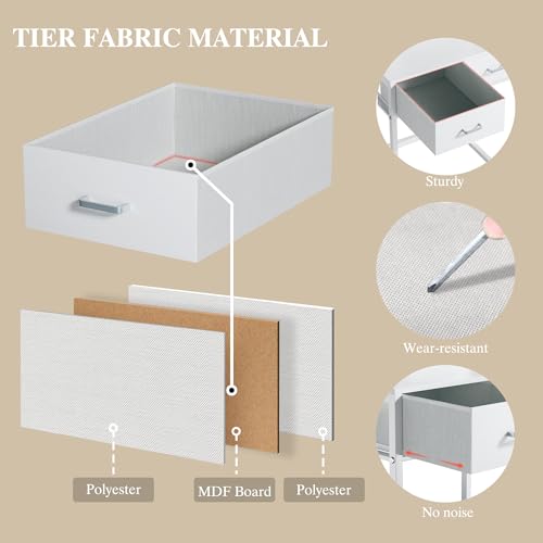 White Makeup Vanity Desk with Mirror and Lights A703836