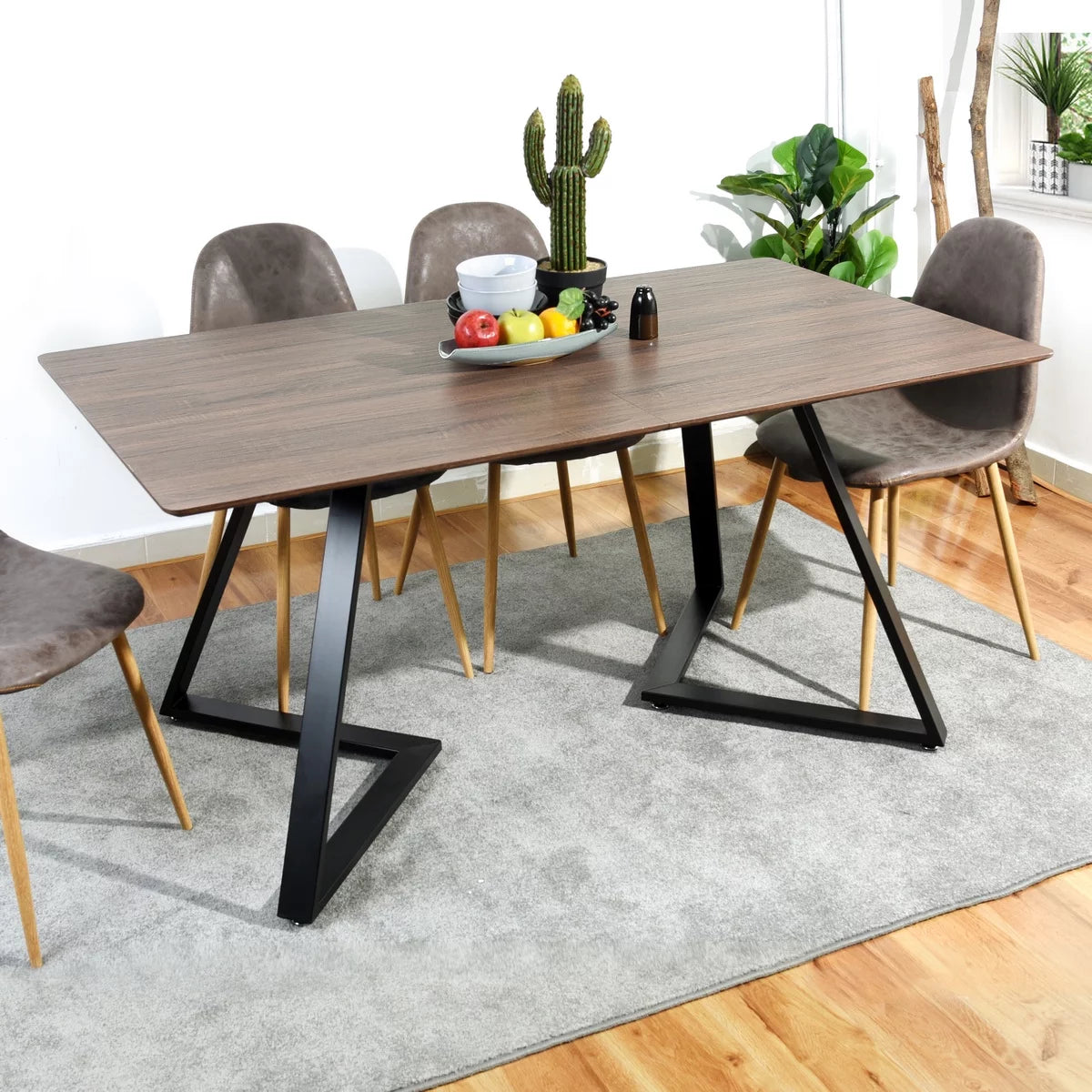 Solid Wood Rectangular Dining Table L129