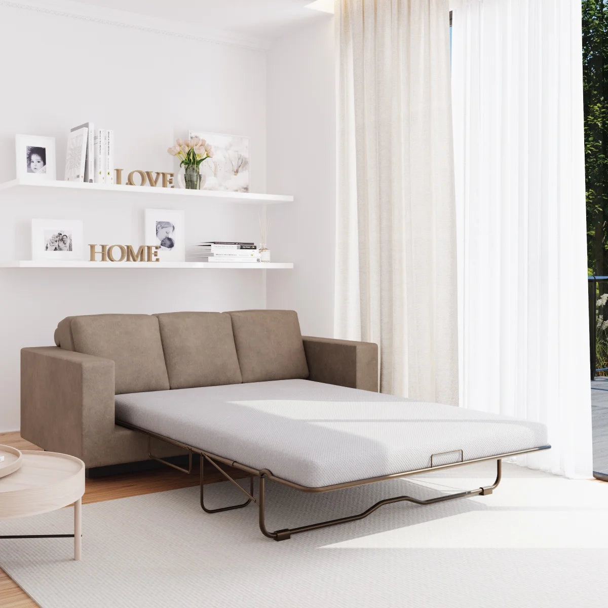 4.5-inch Memory Foam Replacement Mattress for Queen Sleeper Sofa I150530