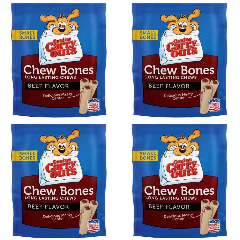 Beef Flavor Dog Chew Bones W82490