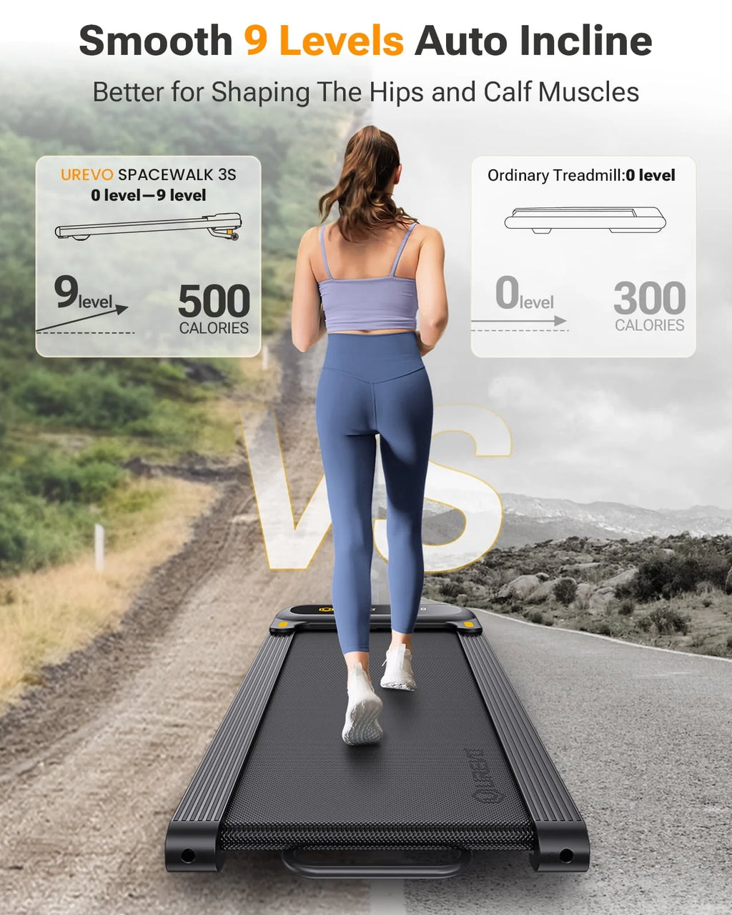 Auto Incline Treadmill with APP & Remote Control T120624