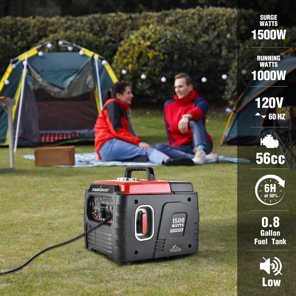 1500 Watt Gas Inverter Generator Y1289
