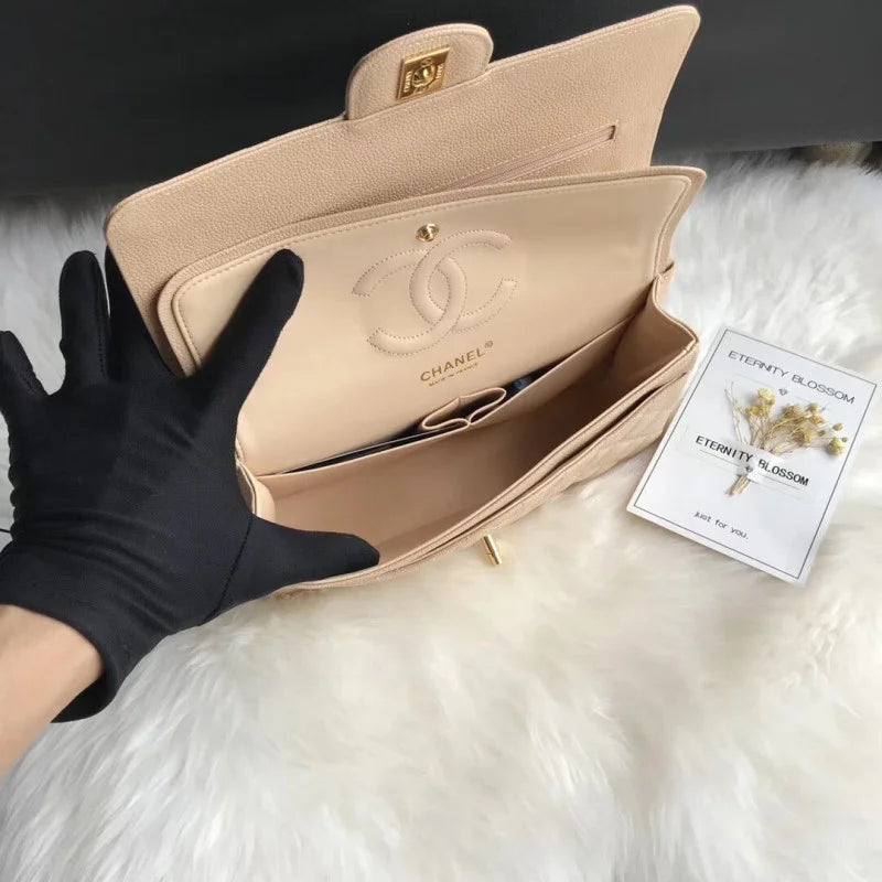Caviar Calfskin Flap Bag E44822