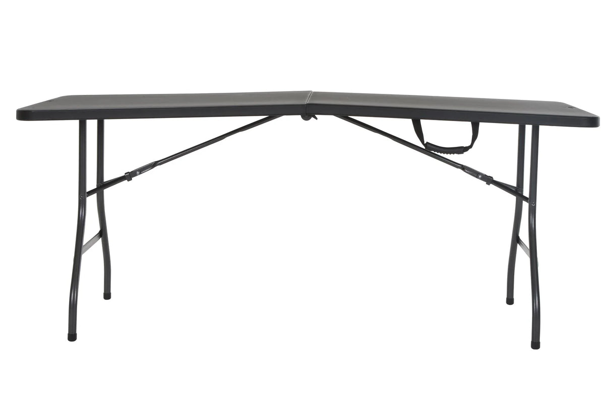 Black 6 Foot Folding Table S821693