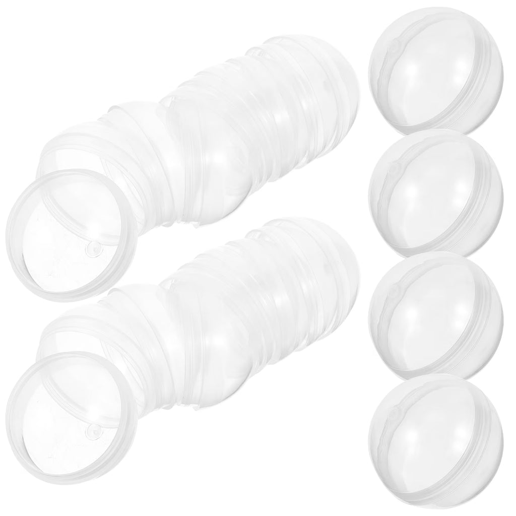 200 pcs Clear Plastic Fillable Balls T9923