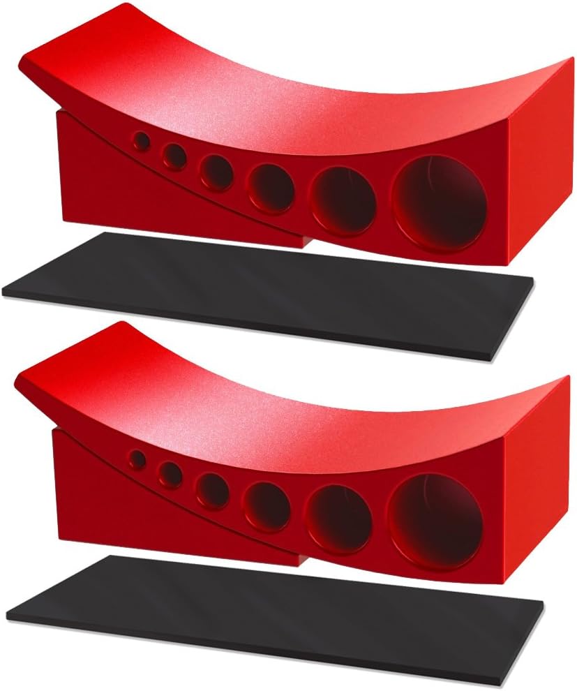 2-Pack Camper Leveler & Chock Set with Rubber Mats G287