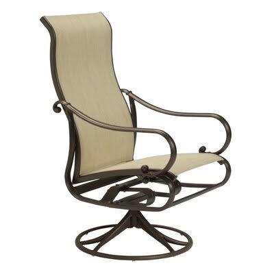 Graphite Swivel Patio Dining Chair Y4253