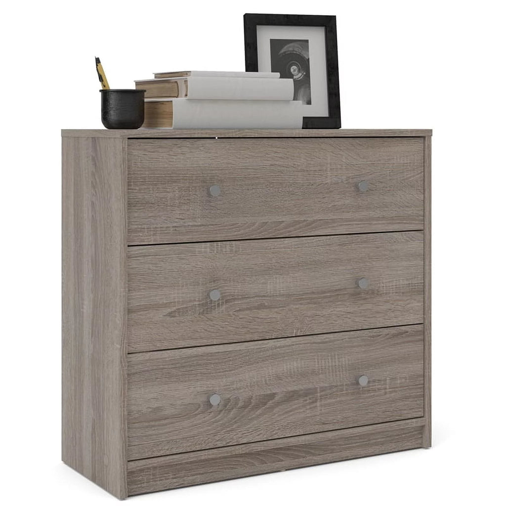 White 3 Drawer Dresser U59361